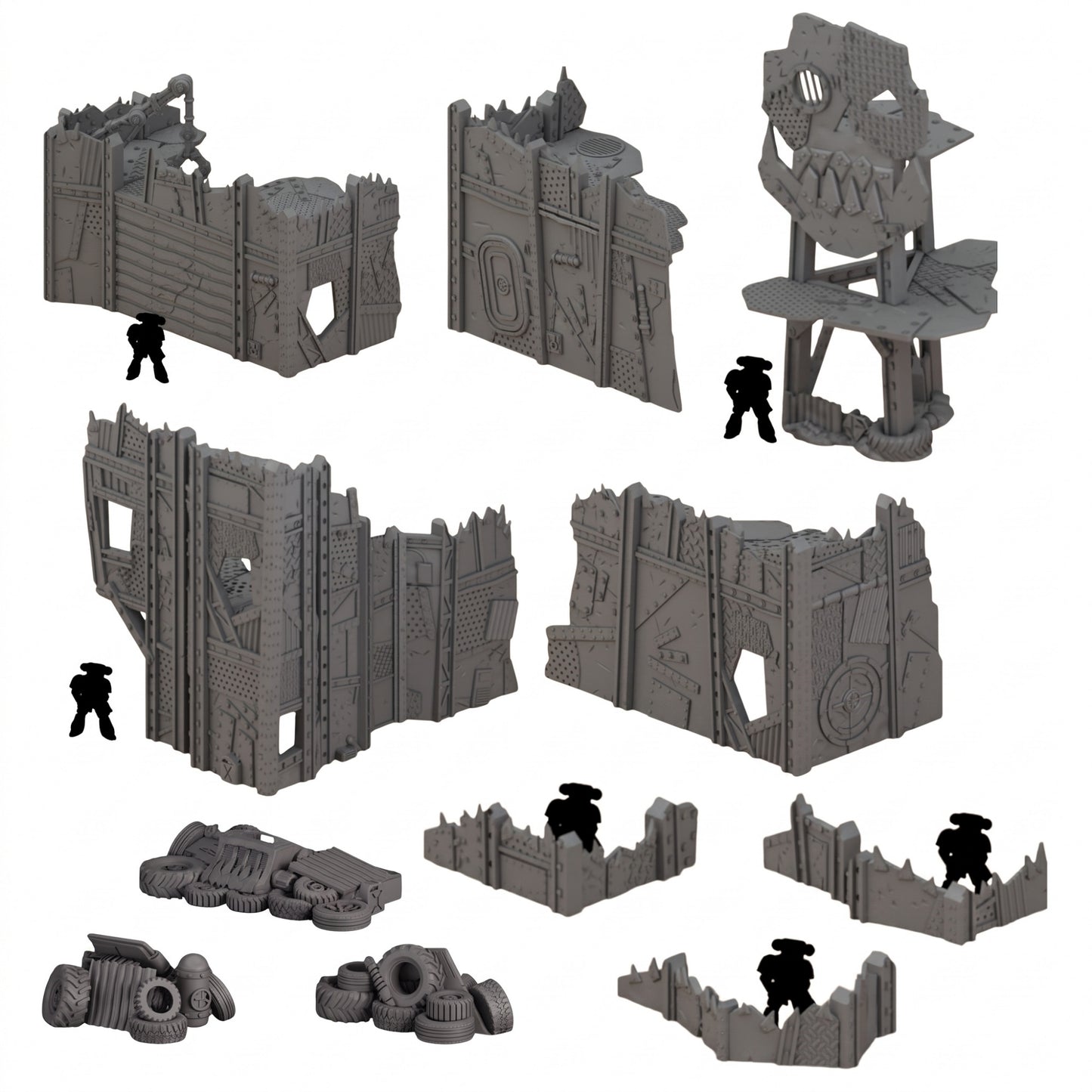 Ork'tarius Killzone – Scrapz Camp Ork Terrain Set