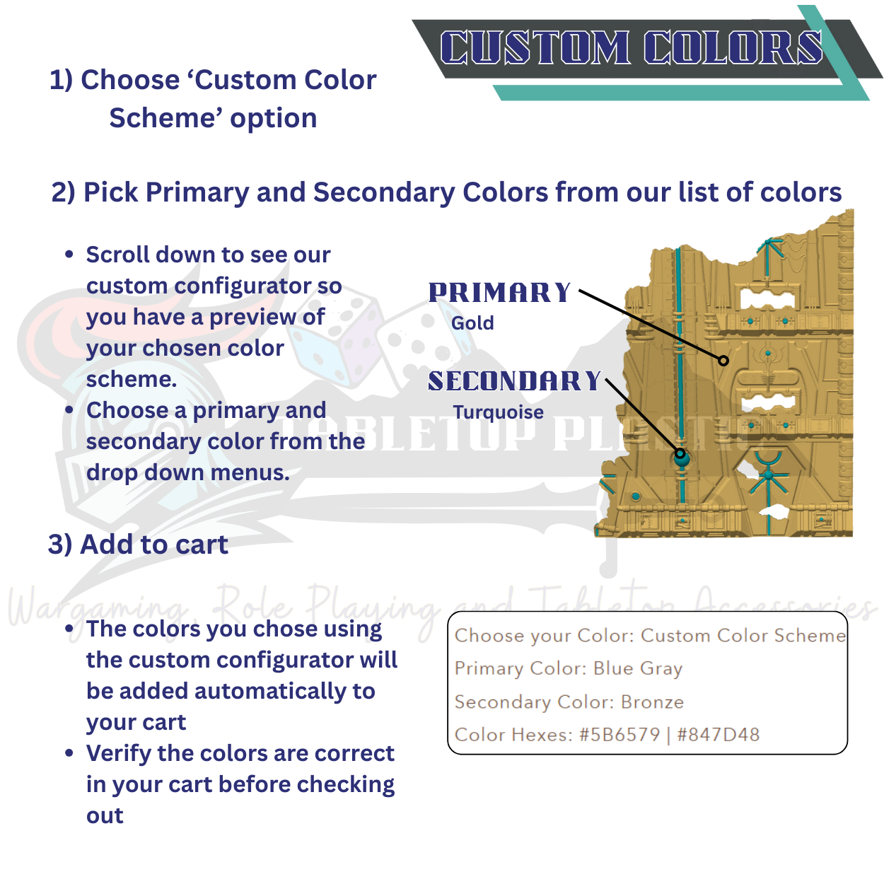 Foldable Necron Ruins Terrain Set - Competitive Style 40k Terrain designed for GW Matched Play & 2025 Chapter Approved Tournament Companion