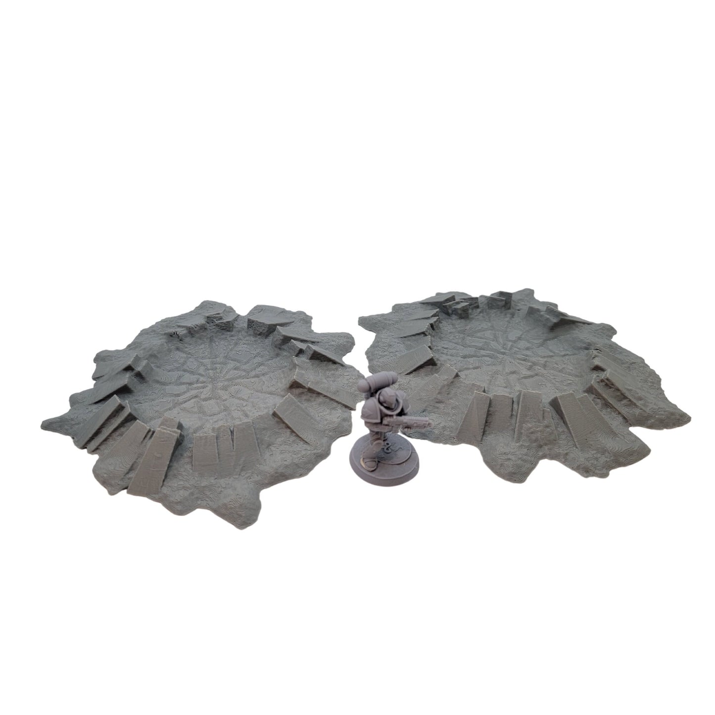 Unleash the Power of Ruins: Scatter Terrain Set of Craters, for Epic RPG & War Game Battles!