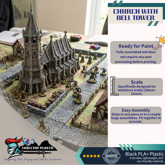 Hearthspire Church With Bell Tower