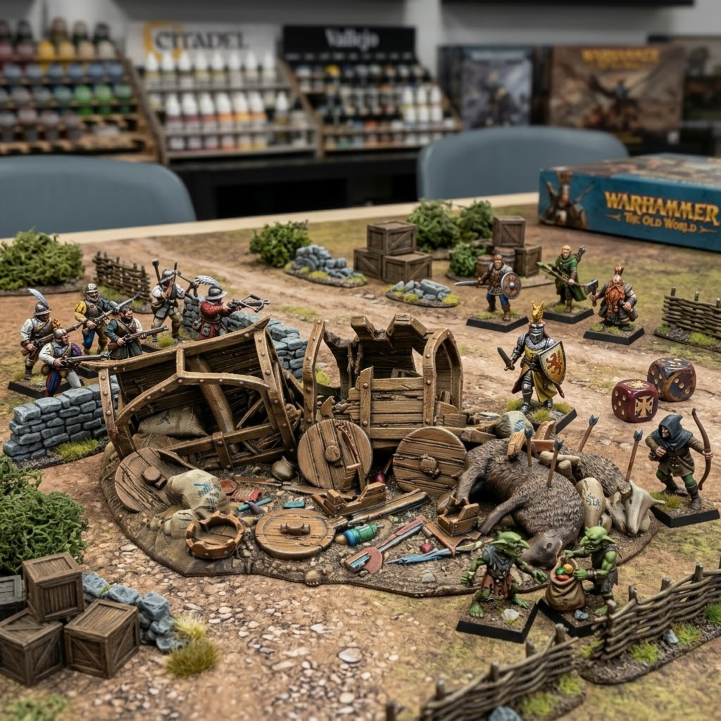 Westreach Pillaged Merchant Wagon
