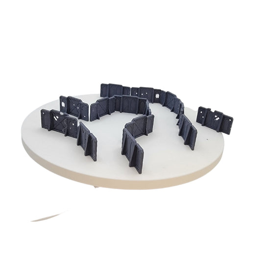 Scatter Barricade Set - Tabletop Terrain for Wargames, 3D-Printed, 28mm Scale