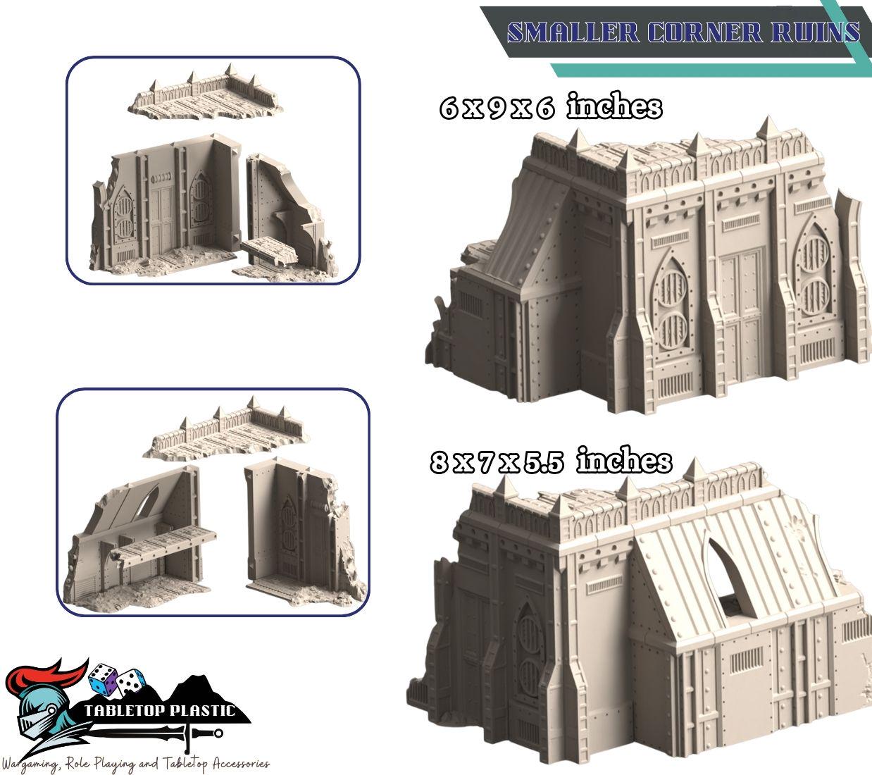 Kalthan Logistic Hub — Industrial Crane, Elevated Bridge & Ruins (28–32 mm Terrain)