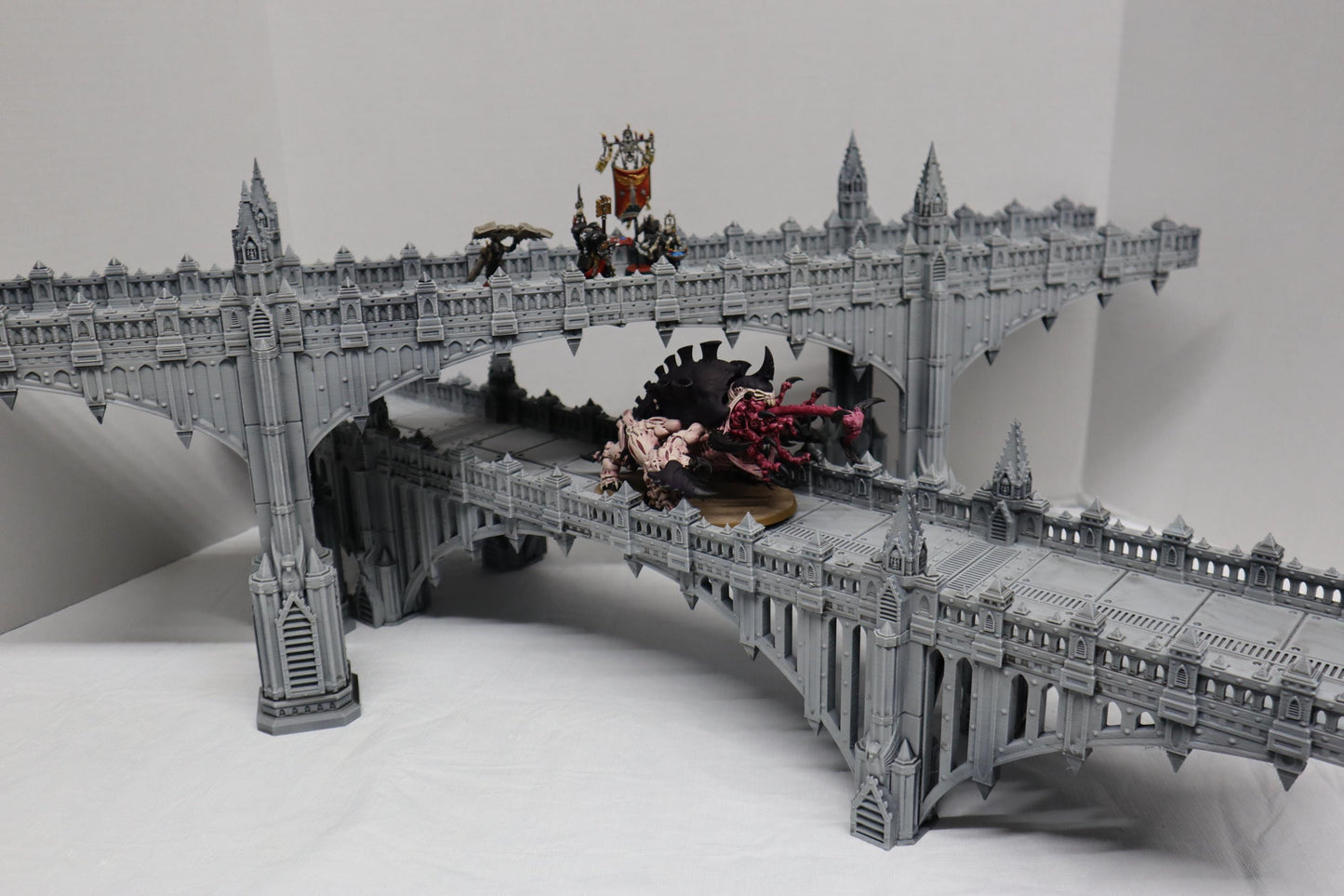 Sacrusmundus “Vertex Tertius” Crossroad: Stackable Nodes, Tall/Short Bridges & Ruins