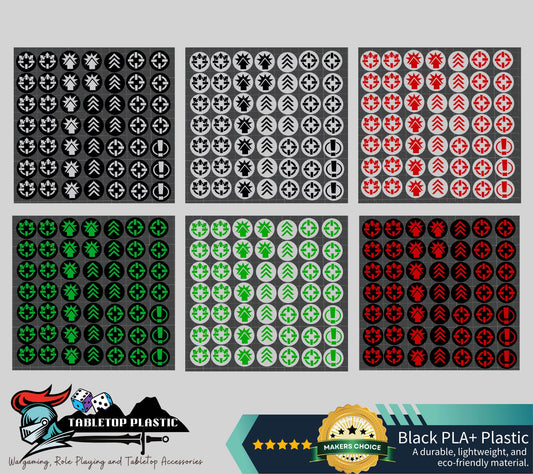 Legions Imperialis Order Tokens – Physical Replacements for Box Set Paper Sheet