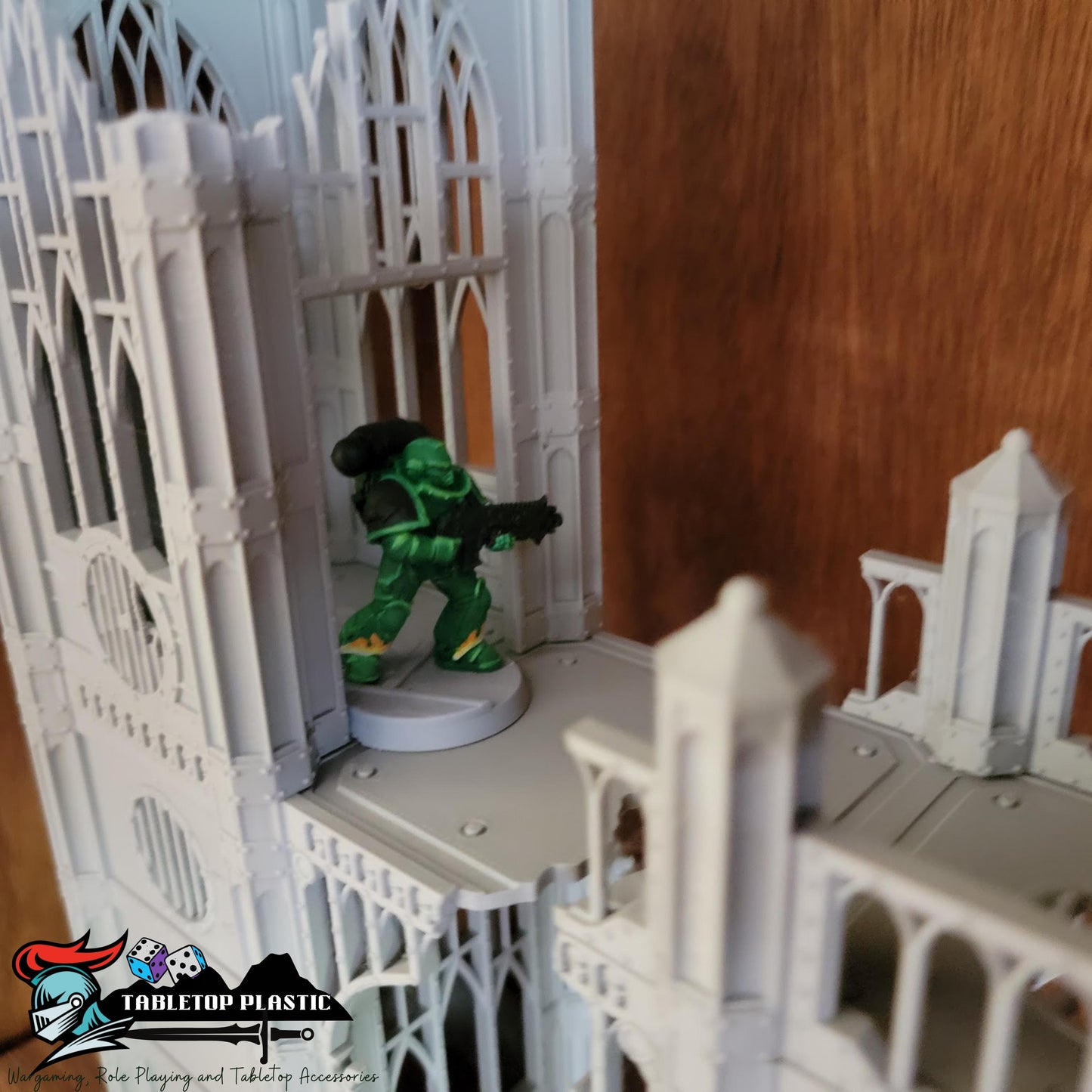 Gothic Sky Bridge: 28mm Sci-Fi Wargaming Terrain