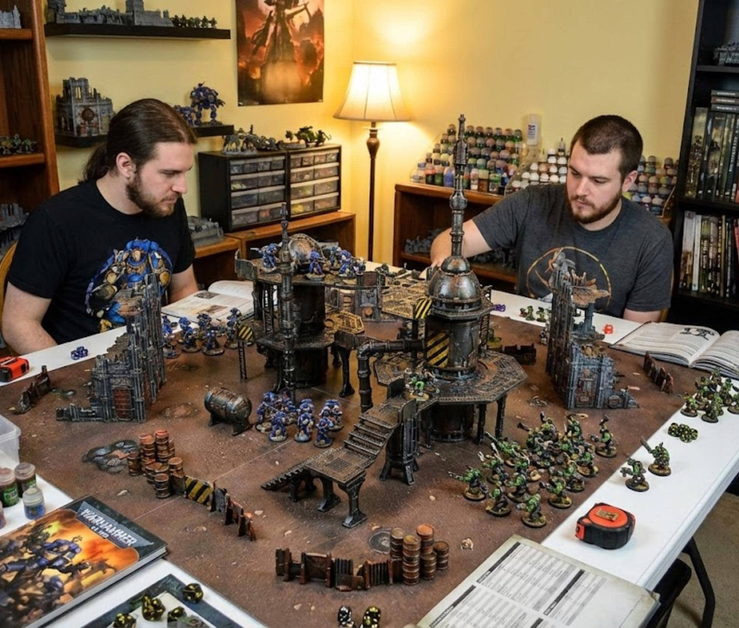 Grimdark Plasma Refinery, Modular Industrial Terrain, 28-32mm