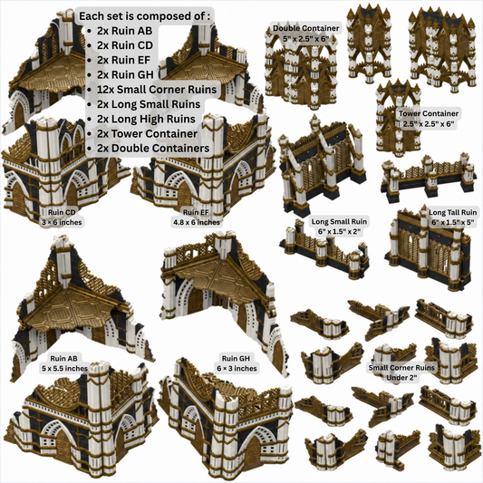 NuGoth Full Color 11th Edition Foldable Terrain