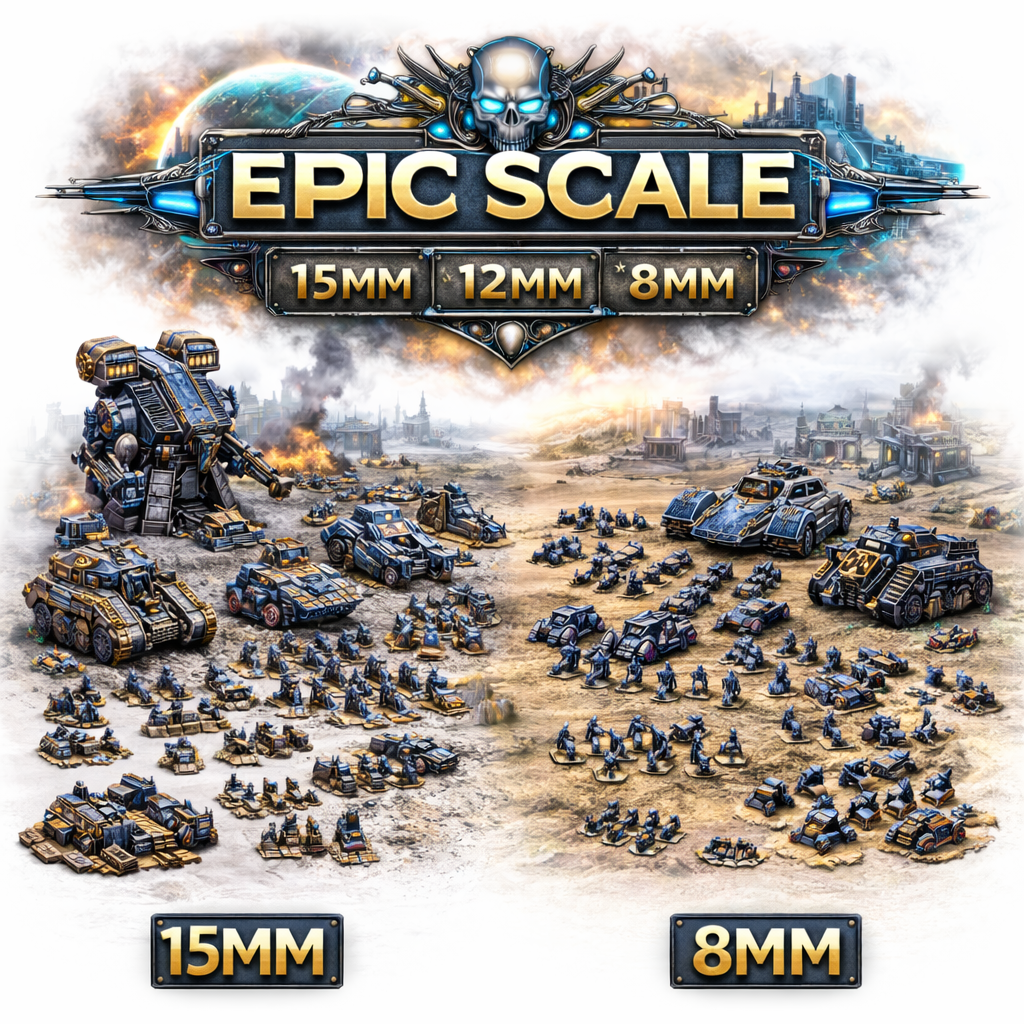 Epic Scale 15mm, 12mm, 8mm