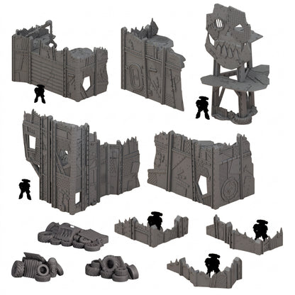 Ork'tarius Killzone – Scrapz Camp Ork Terrain Set