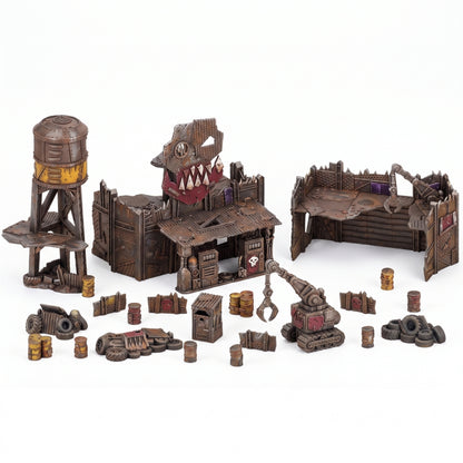 Scrap Outpost – Scrapz Camp Ork Terrain Set