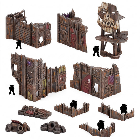 Ork'tarius Killzone – Scrapz Camp Ork Terrain Set