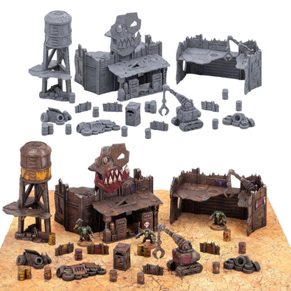 Scrap Outpost – Scrapz Camp Ork Terrain Set