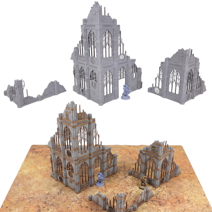 Imperial Library Gothic Sector - Wargaming Terrain 28mm Ruins