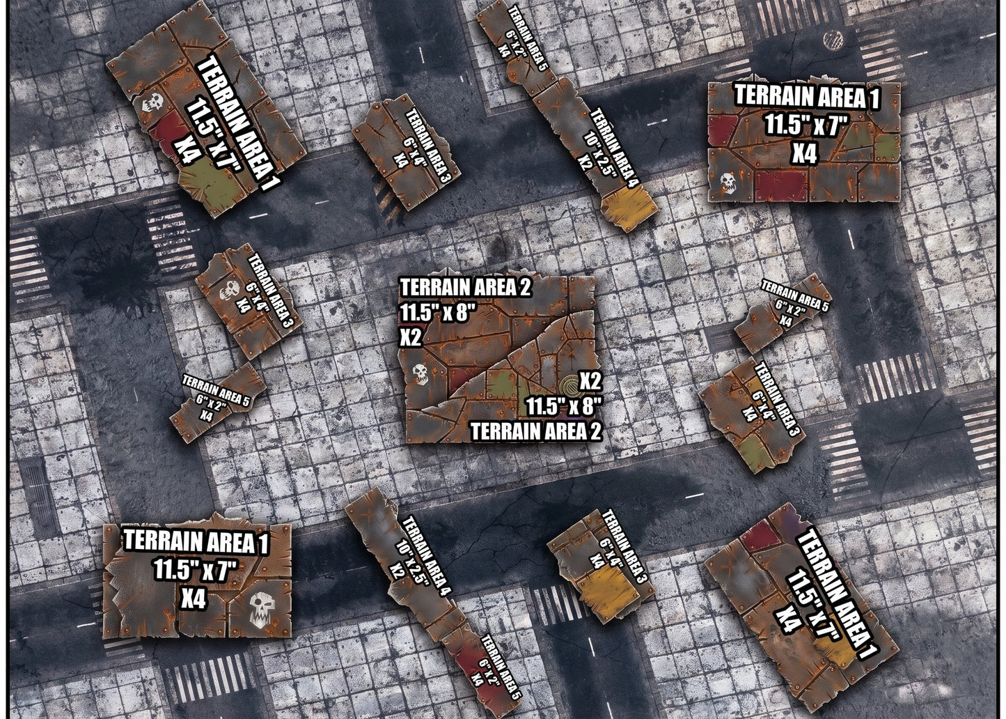 Battle Footprints – Scrapz Camp Ork Terrain Set