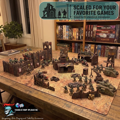 Scrap Stronghold – Scrapz Camp Ork 28mm Terrain Set