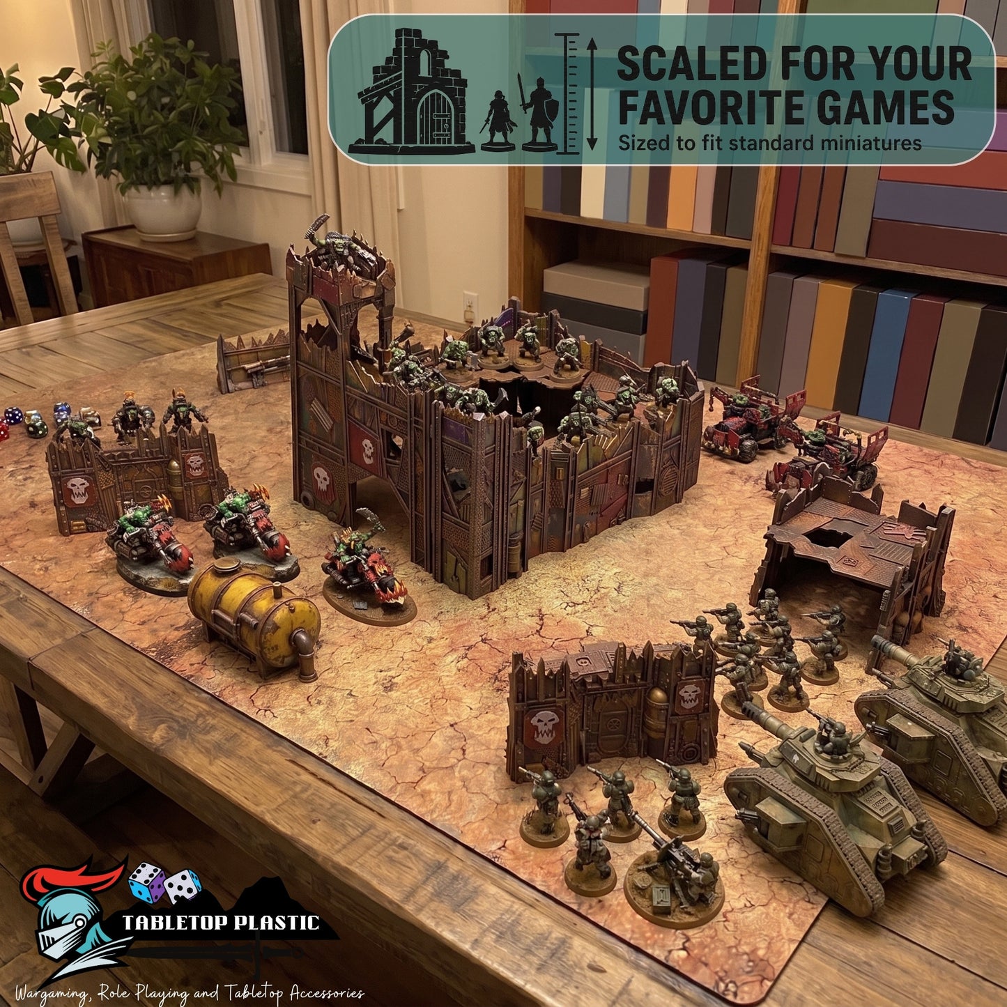 Scrap Bastion – Scrapz Camp Ork Terrain Set
