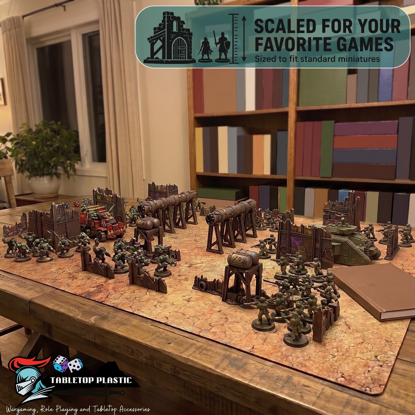 Space Orcs 11E – Scrapz Camp Ork Terrain Set