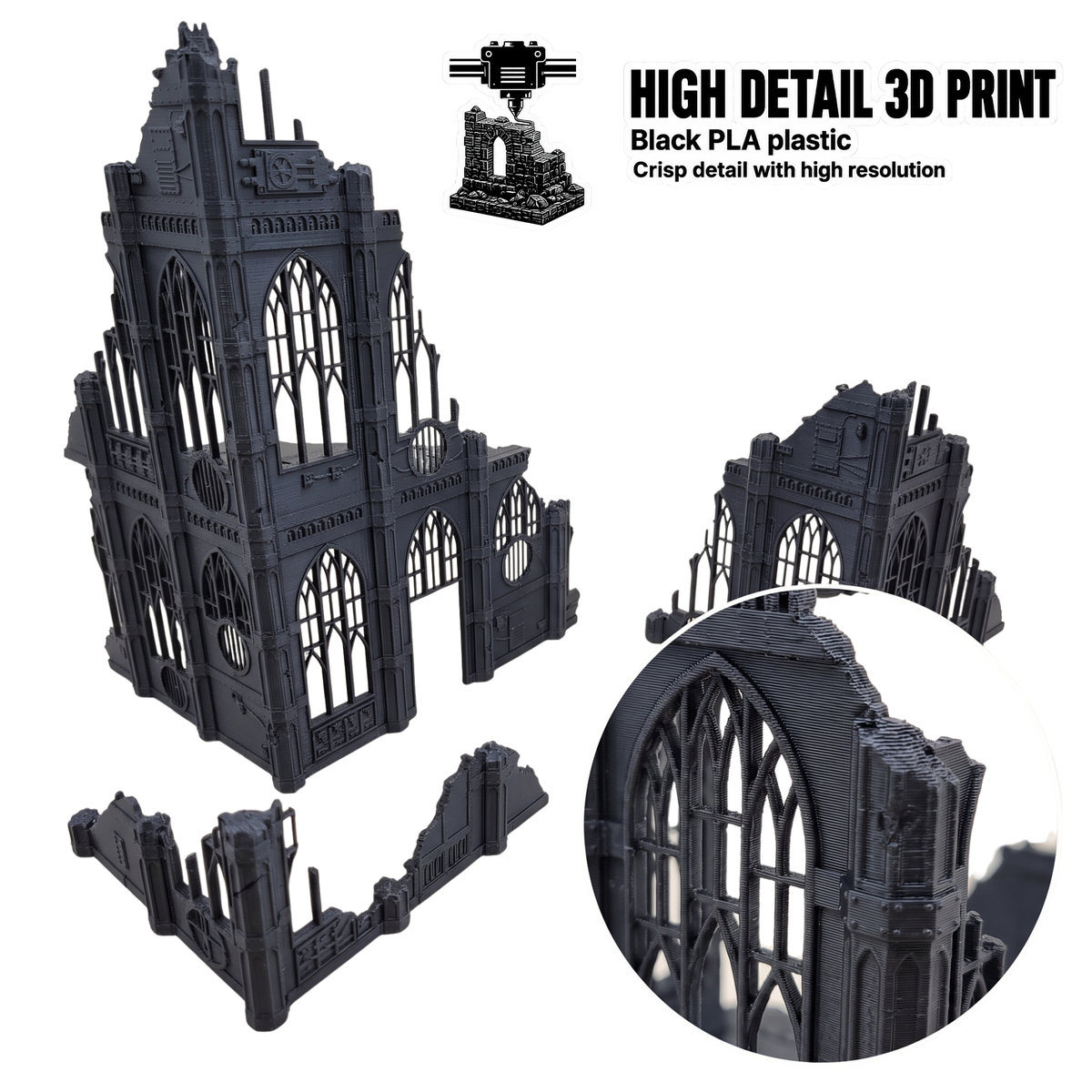 Imperial Library Gothic Sector - Wargaming Terrain 28mm Ruins