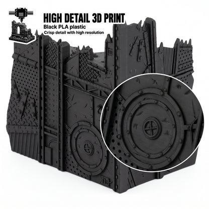 Space Orcs 11E – Scrapz Camp Ork Terrain Set