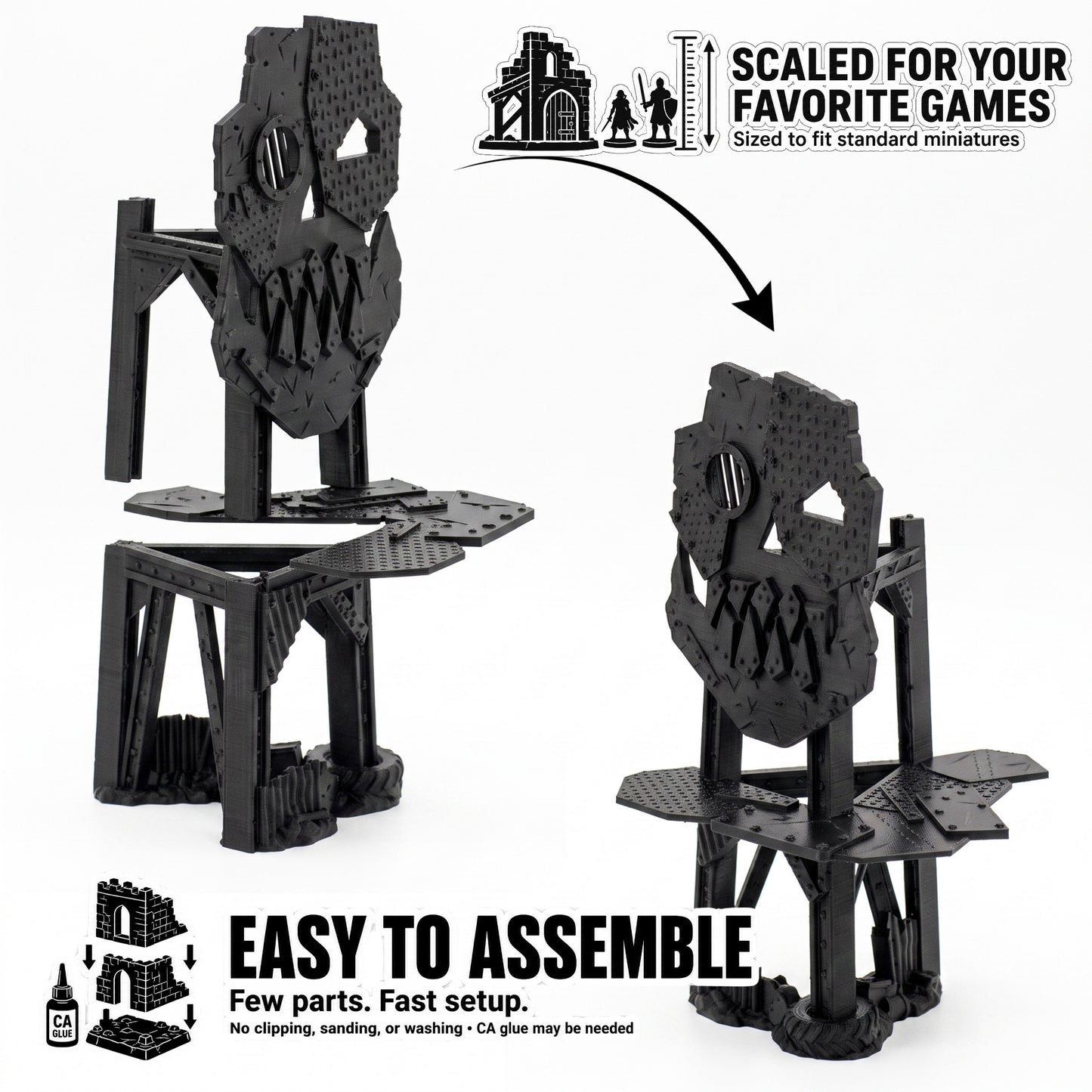 Ork'tarius Killzone – Scrapz Camp Ork Terrain Set