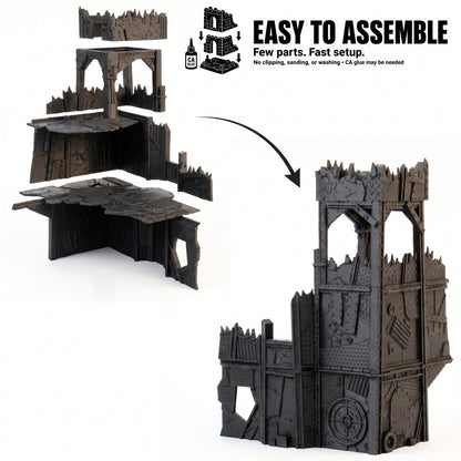 Scrap Bastion – Scrapz Camp Ork Terrain Set