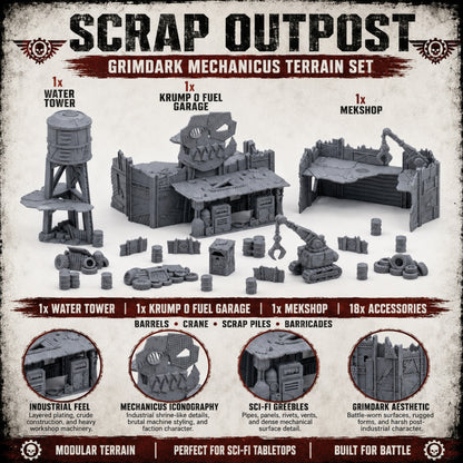 Scrap Outpost – Scrapz Camp Ork Terrain Set