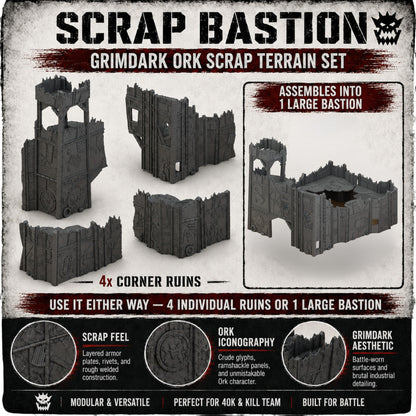 Scrap Bastion – Scrapz Camp Ork Terrain Set