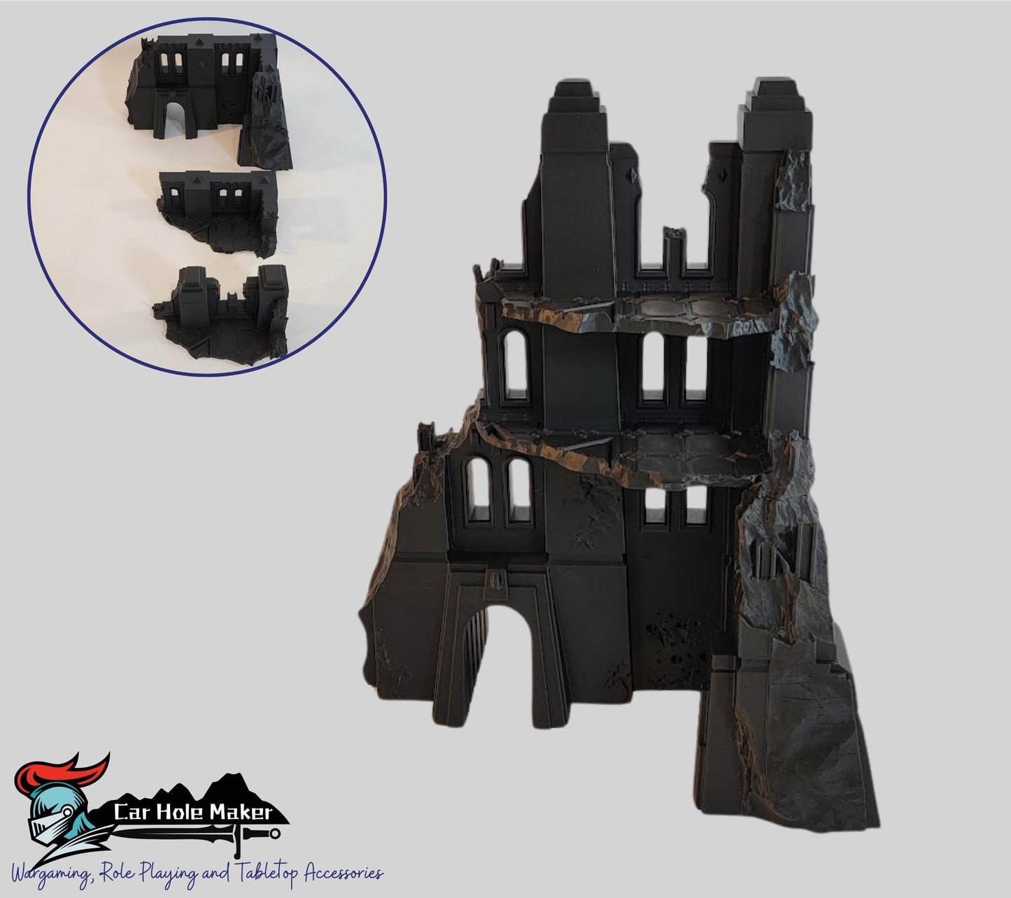 Modular Desert Terrain – Ruins, Arches & Temples for Fantasy Wargames, Tabletop RPGs, and Skirmish Play | Compatible with 28mm–32mm Minis