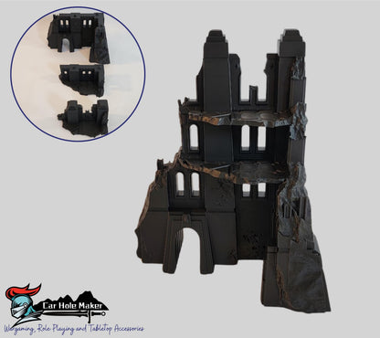Modular Desert Terrain – Ruins, Arches & Temples for Fantasy Wargames, Tabletop RPGs, and Skirmish Play | Compatible with 28mm–32mm Minis