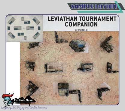 10th Edition Tournament Terrain Set – Modular Gothic Ruins for Competitive 28mm-32mm Sci-Fi Wargames & Grand Battles