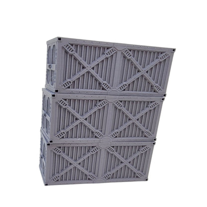 Scatter Shipping Container Set - Tabletop Terrain for Wargames, 3D-Printed, 28mm Scale