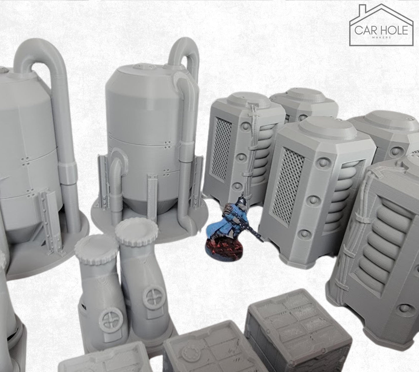 Star Wars Industrial Spaceport Scatter Terrain for 28mm Tabletop Games