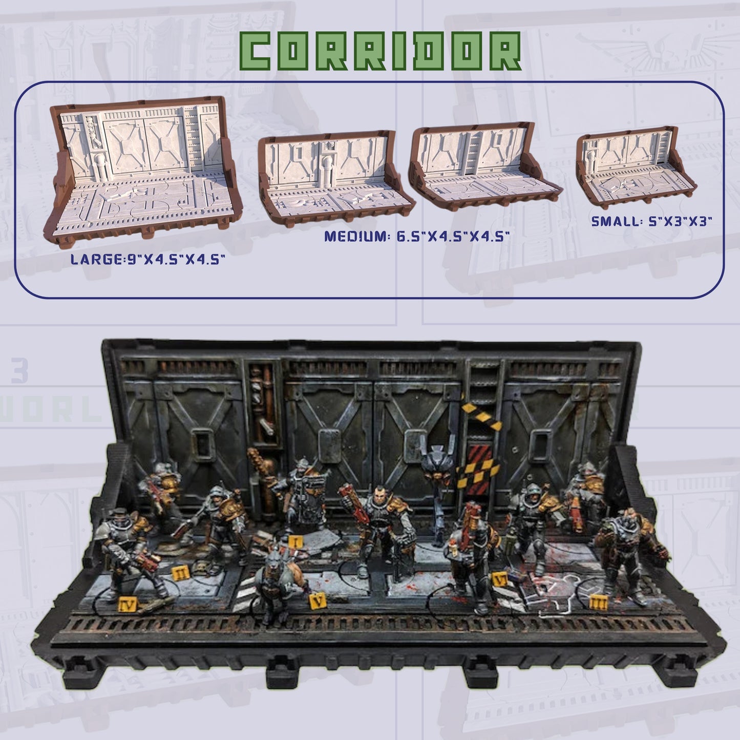 Modular Display & Transport Box – Shrine Crate Terrain for 28–40mm Miniatures