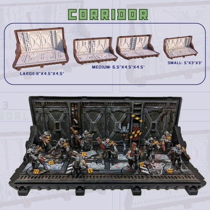 Modular Display & Transport Box – Shrine Crate Terrain for 28–40mm Miniatures