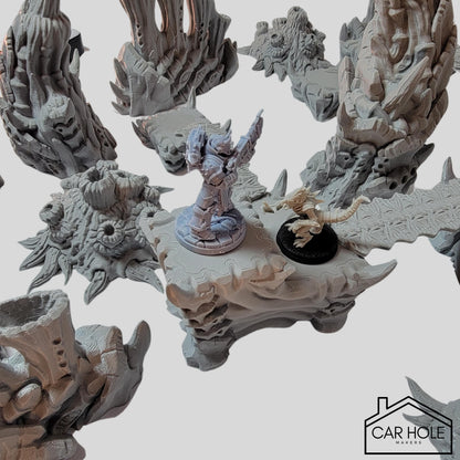 The Hive Kill Team Terrain – Xenos-Themed Alien Terrain Kit for 28mm Skirmish Missions and Tactical Bio-Play Environments