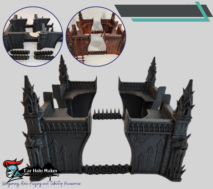 Modular Chaos Terrain – Hellish Ruins for Grimdark & Fantasy Skirmishes (28–32mm) with Immersive Gothic Style