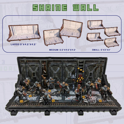 Modular Display & Transport Box – Shrine Crate Terrain for 28–40mm Miniatures