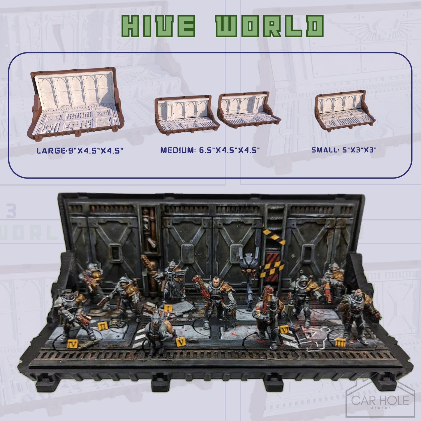 Modular Display & Transport Box – Shrine Crate Terrain for 28–40mm Miniatures