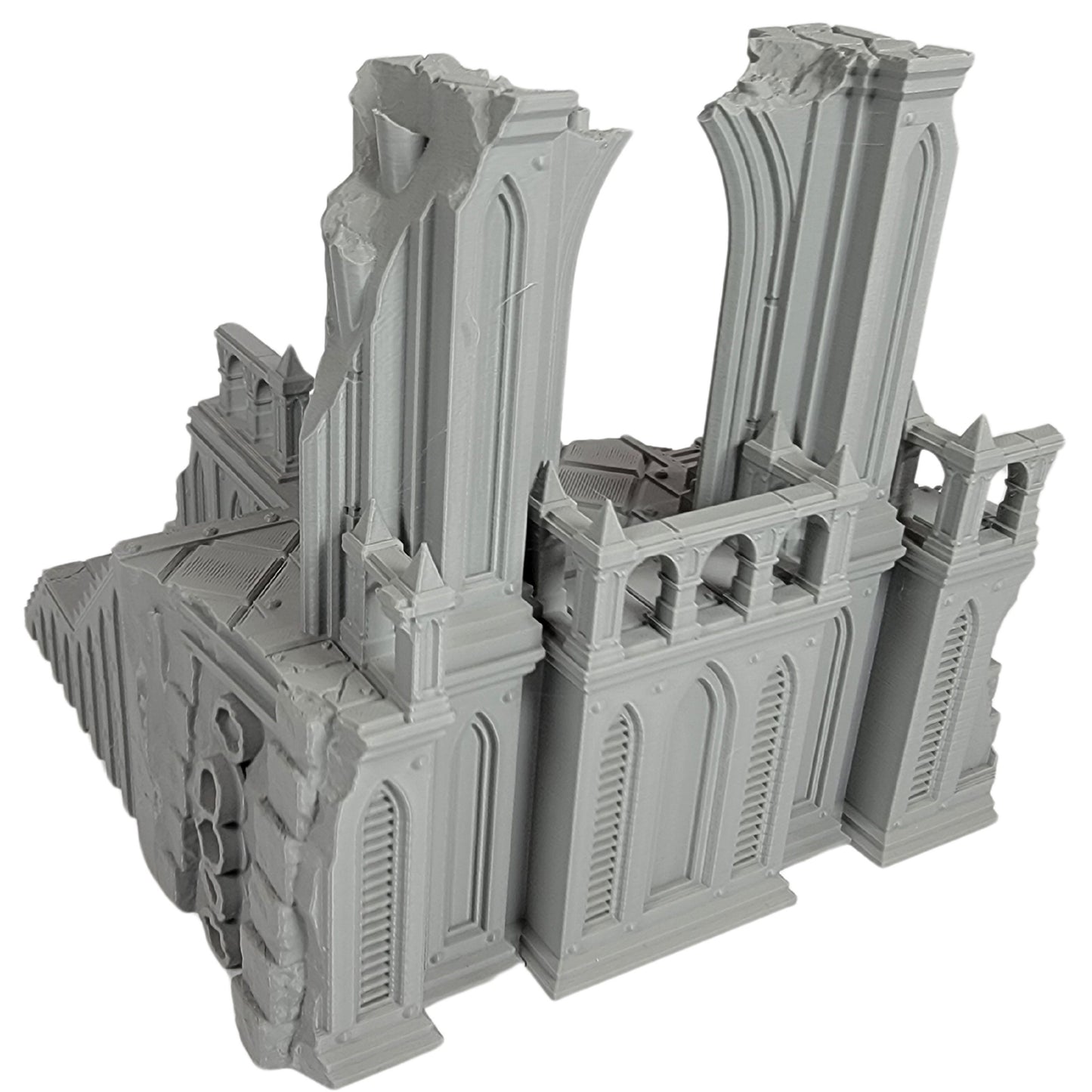 Divine Keep Set: Wargaming Terrain Ruins Fits Legion Sci-Fi Tabletop Terrain Set 40k 28mm Scale Building & Scatter Arc World