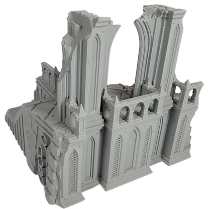 Divine Keep Set: Wargaming Terrain Ruins Fits Legion Sci-Fi Tabletop Terrain Set 40k 28mm Scale Building & Scatter Arc World