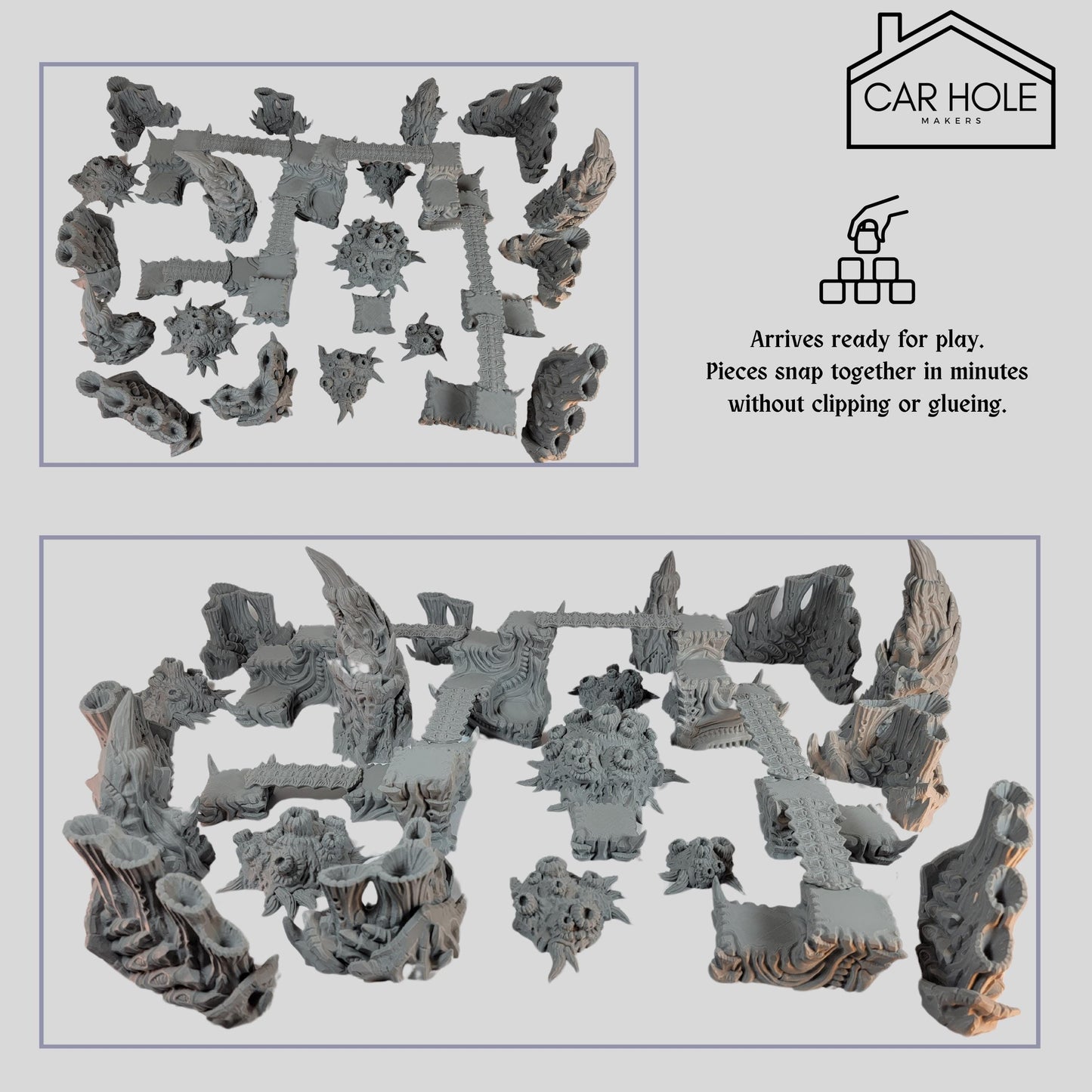 The Hive Kill Team Terrain – Xenos-Themed Alien Terrain Kit for 28mm Skirmish Missions and Tactical Bio-Play Environments