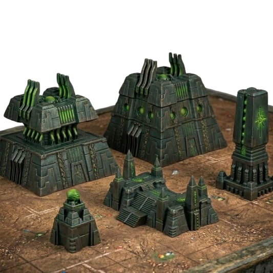 Karnac Tomb-World Booster/Centerpiece Terrain Set for Grimdark & Kill Team (28mm)