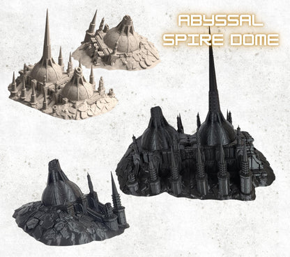 Abyssal Redeemer Terrain Set – Sci-Fi Gothic Crashed Flagship for 40k 10th Edition, 28mm Wargaming Scenery, and Tabletop Gaming Terrain