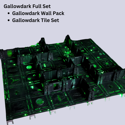 Boarding Action Kill Team Terrain: Modular Terrain for Tabletop Wargames & RPGs, Working Doors, Xenos Terrain, Sci Fi Floor Tiles