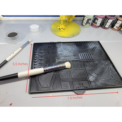 Dry Brush Palette and Wet Palette Combo used for dry brushing 40k miniatures, slap chop speed painting or painting large vehicles and tanks