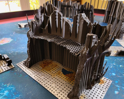 Dark Elf City Competitive Gaming Table 3D Printed Wargame Terrain Dark Eldar, Drukhari Themed Pariah Nexus Tournament Ready