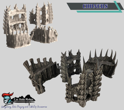 Sci-Fi Terrain – Alien World Ruins & Bioform Cover for RPGs and Skirmish Play | Compatible with Narrative & Competitive 28mm Games