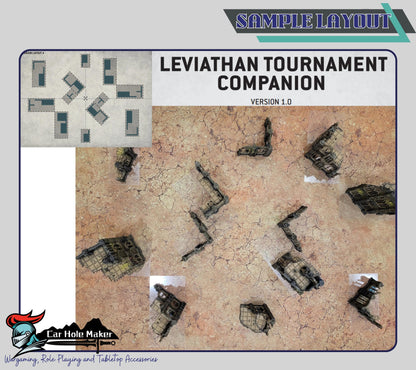 10th Edition Tournament Terrain Set – Modular Gothic Ruins for Competitive 28mm-32mm Sci-Fi Wargames & Grand Battles