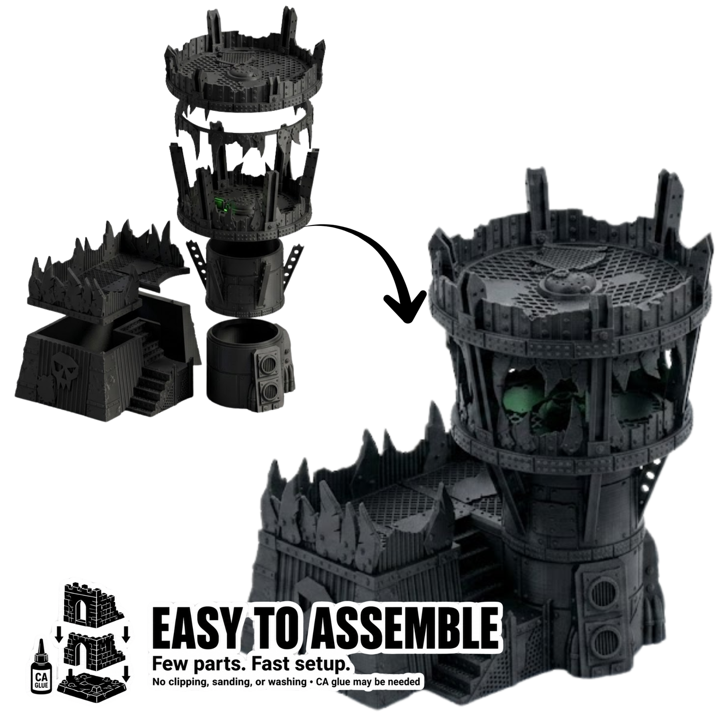 Scrapworld Wreckers, Scrap Rocket Launch Site Set